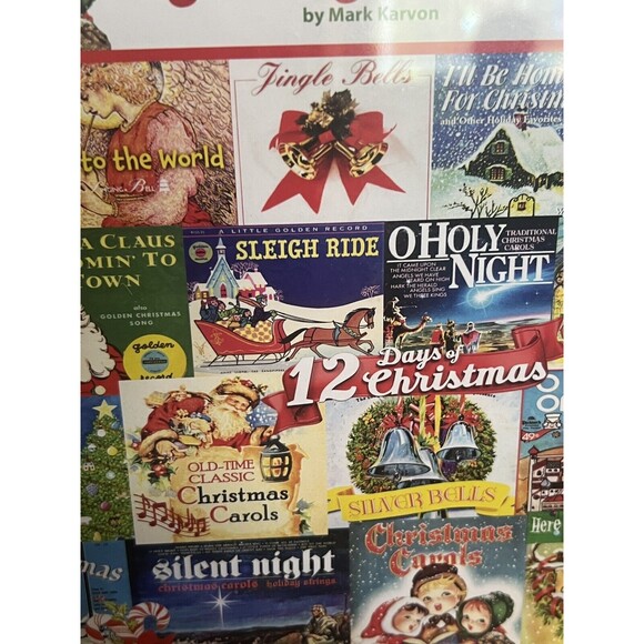 White Mountain Christmas Carols Holiday Santa Jigsaw Puzzle 1000 Pieces Collage - Picture 8 of 16